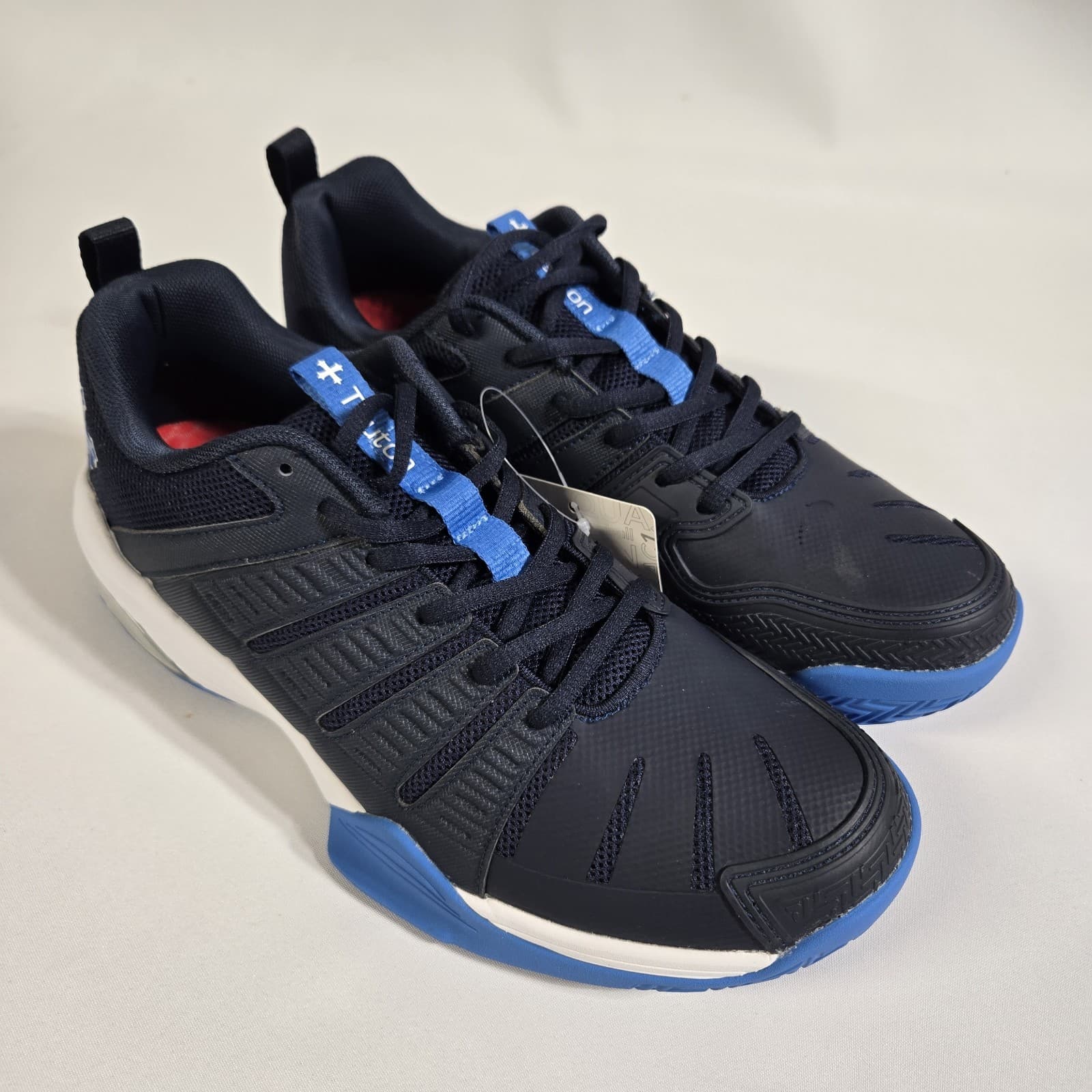 Teuton AC 1 Court Shoes Navy - Squash Badminton, Pickleball, Racquetball, Padel