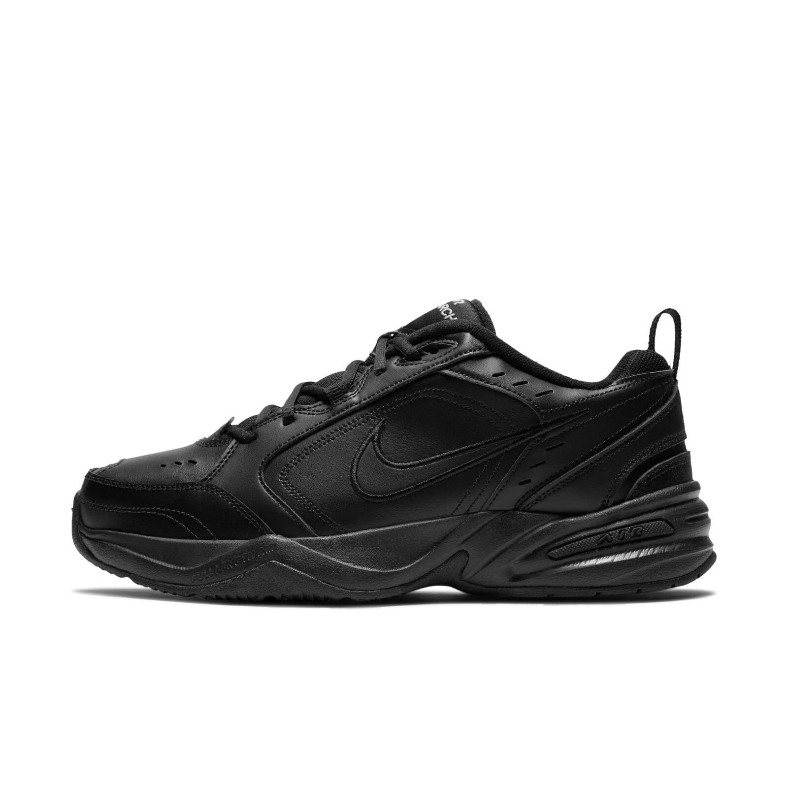 Nike AIR MONARCH IV Men's Black 001 Walking Shoes Medium & WIDE (4E) WIDTH 2