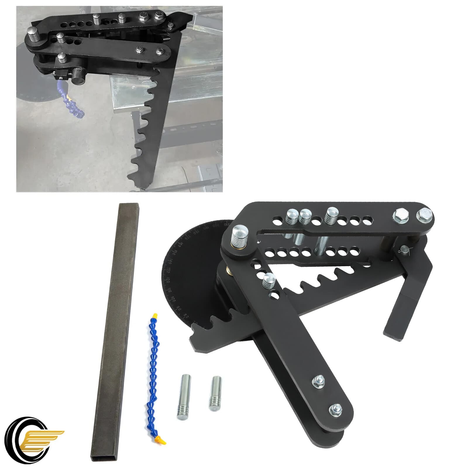 Steel Black Oxide Coating Manual Pipe and Tube Bender Ratcheting style