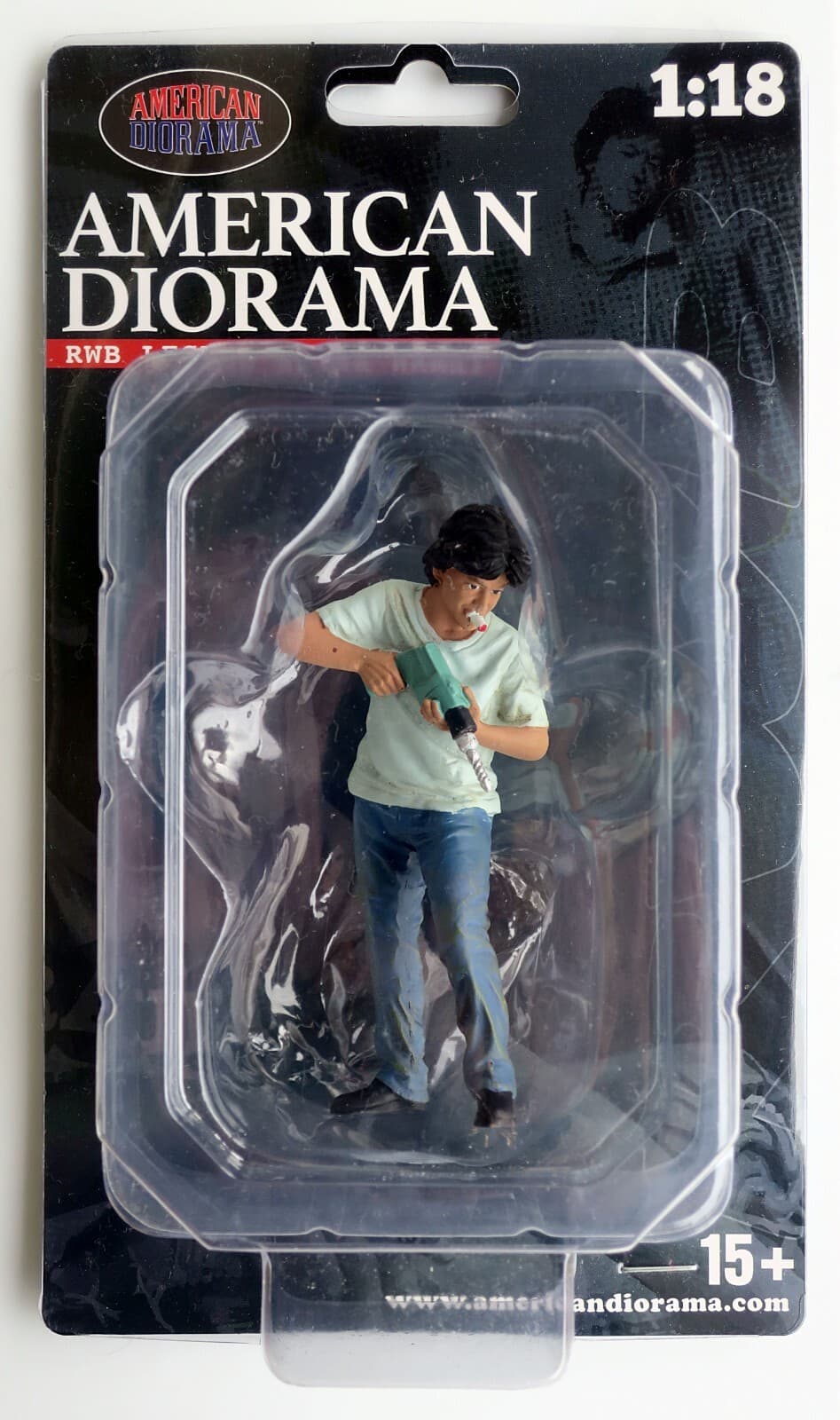 NIP American Diorama RWB Legend Akira Nakai-San Drilling Figure 1:18 AD-18503