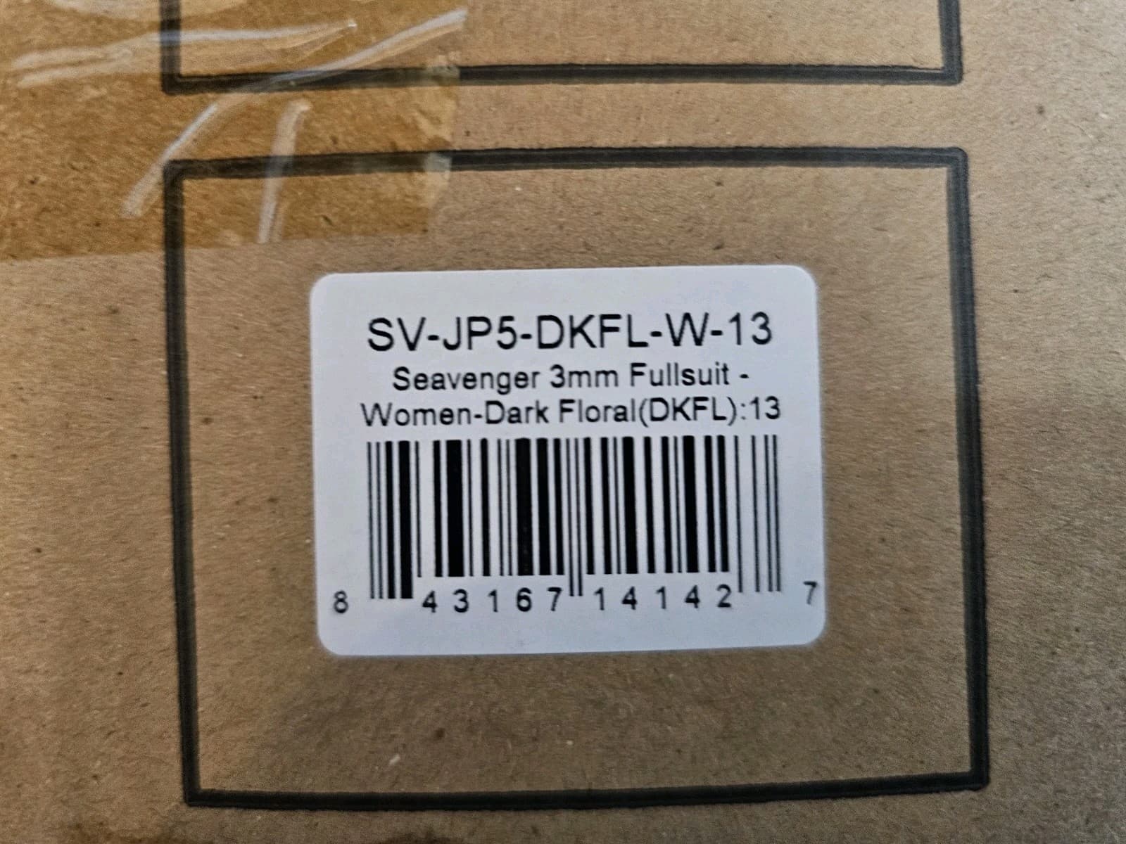 Seavenger Alpha 3mm Neoprene Fullsuit Wetsuit Dark Blue Floral Women’s Size 13 2