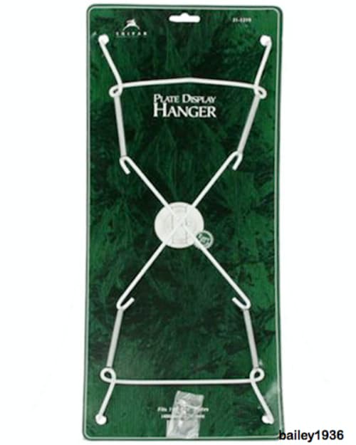 Plate Hanger Large Brass Wire 15"-30" Display Easel for Platters Plates Tiles 5