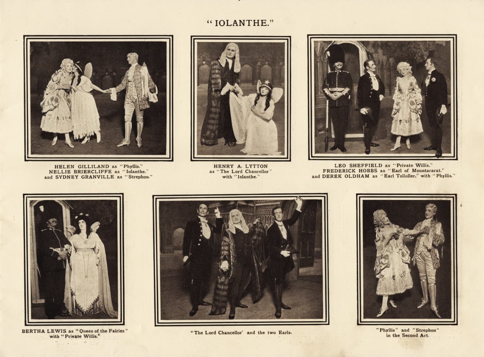 D'Oyly Carte GILBERT and SULLIVAN Operas 1919-1920 Rare London Souvenir Program 5