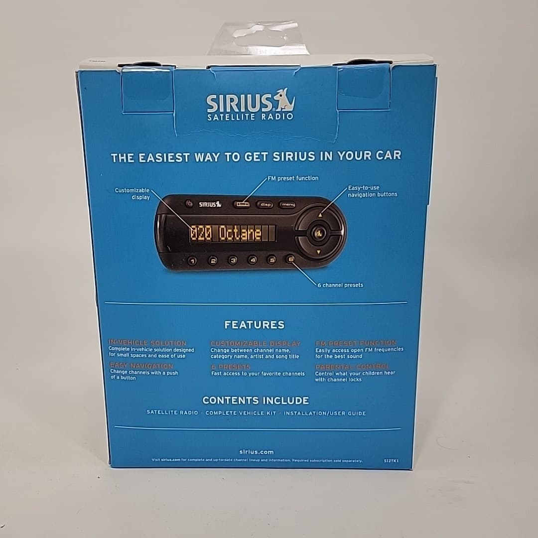 Sirius Satellite Radio InV2 with Vehicle Kit SI2TK1, Open Box 6