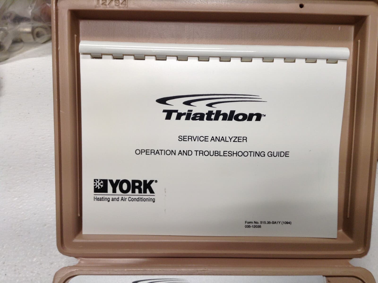 NEW York Triathlon Service Analyzer HV/AC Diagnostic Tool Case & Manual 3