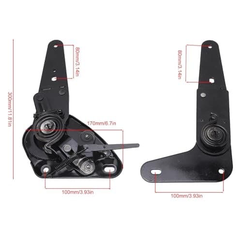 Auto Seat Recliner Seat Hinge Lever, Seat Recliner Adjust Handle, 0‑180°  6