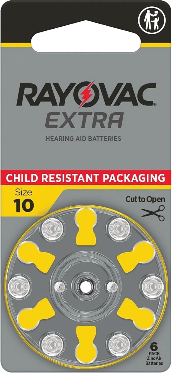 60 RAYOVAC EXTRA Advance Hearing AID Batteries SIZE 10 60 Batteries Exp 2027 2