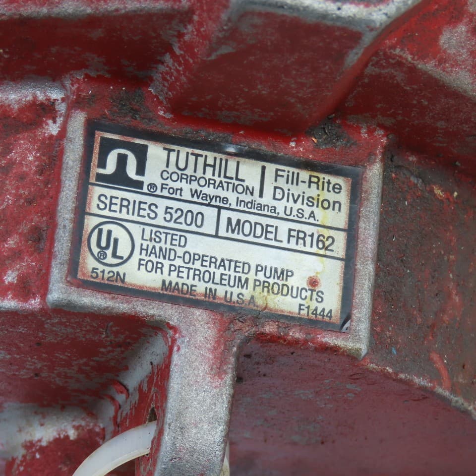 Tuthill Model FR162 Series 5200 Hand Operated Transfer Pump 2