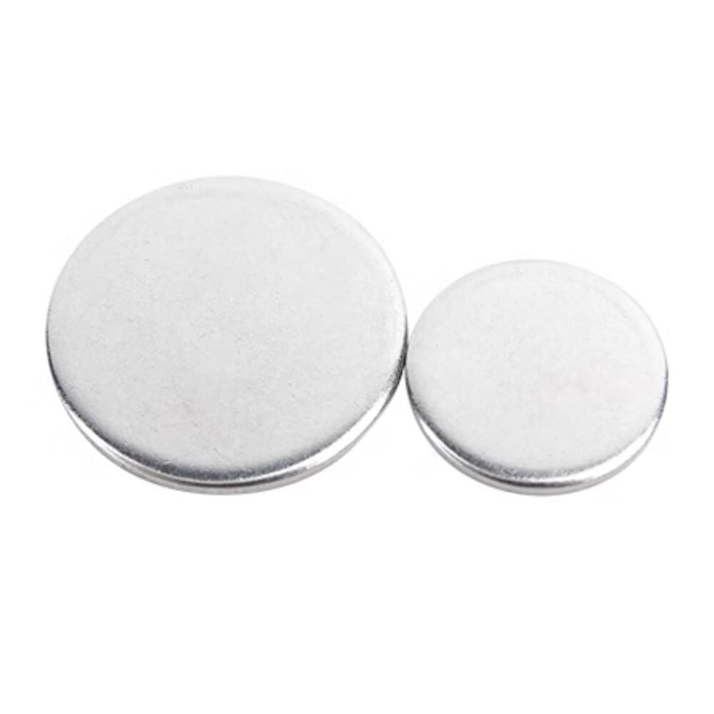 Stainless Steel Blank Round Discs 304 Grade Laser Cut Ø 6mm-80mm Thick 1mm-5mm 5