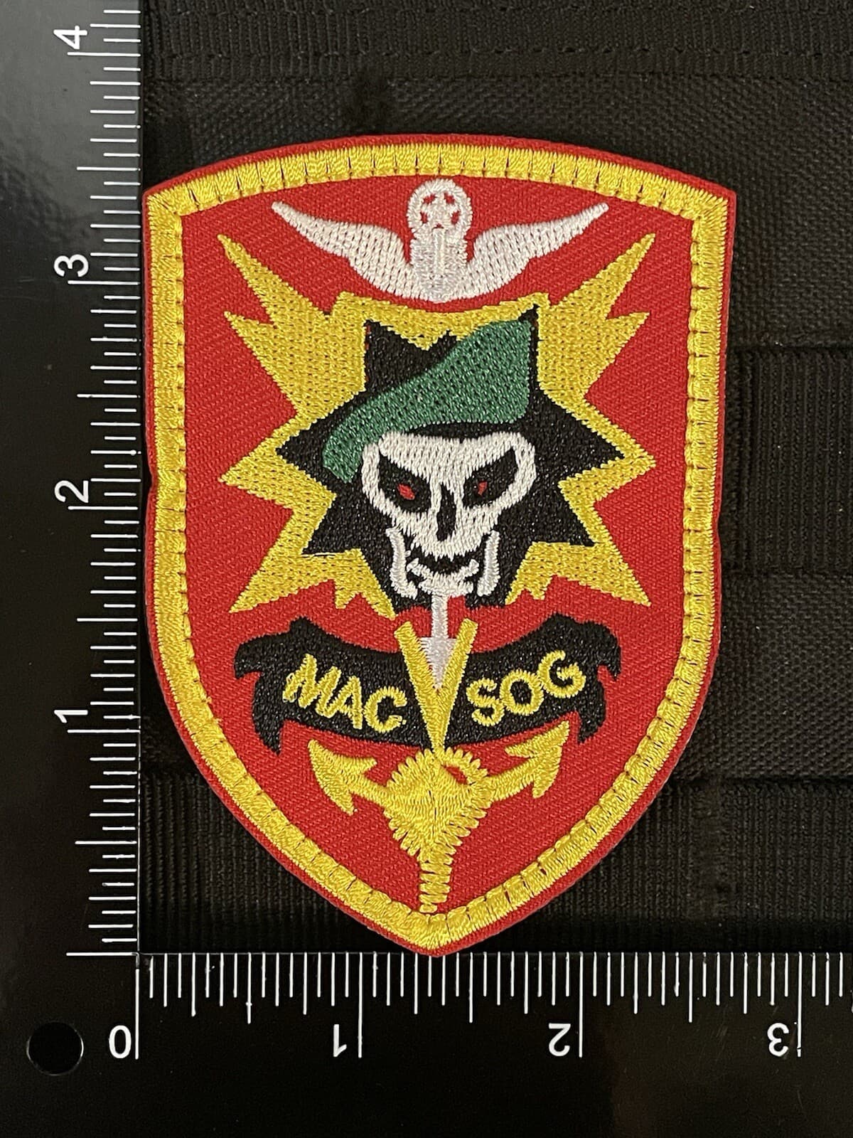 Special Forces MACV SOG Morale Patch SF Covert Classified Hook Loop 3