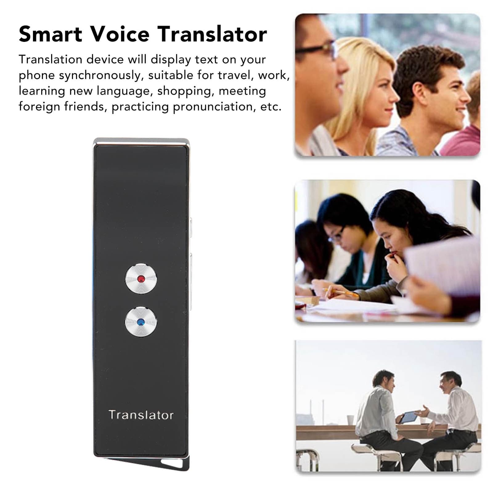 Language Translator Device 74 Languages 70 Accents Real Time Voice Translator 3