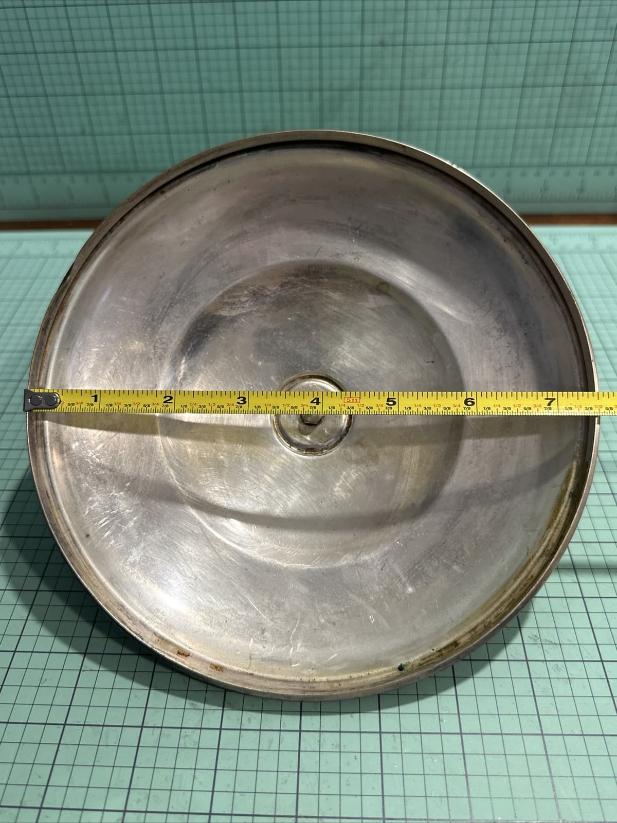 Vintage Silverplate Serving Bowl Lid Only 7.5” BS3 4