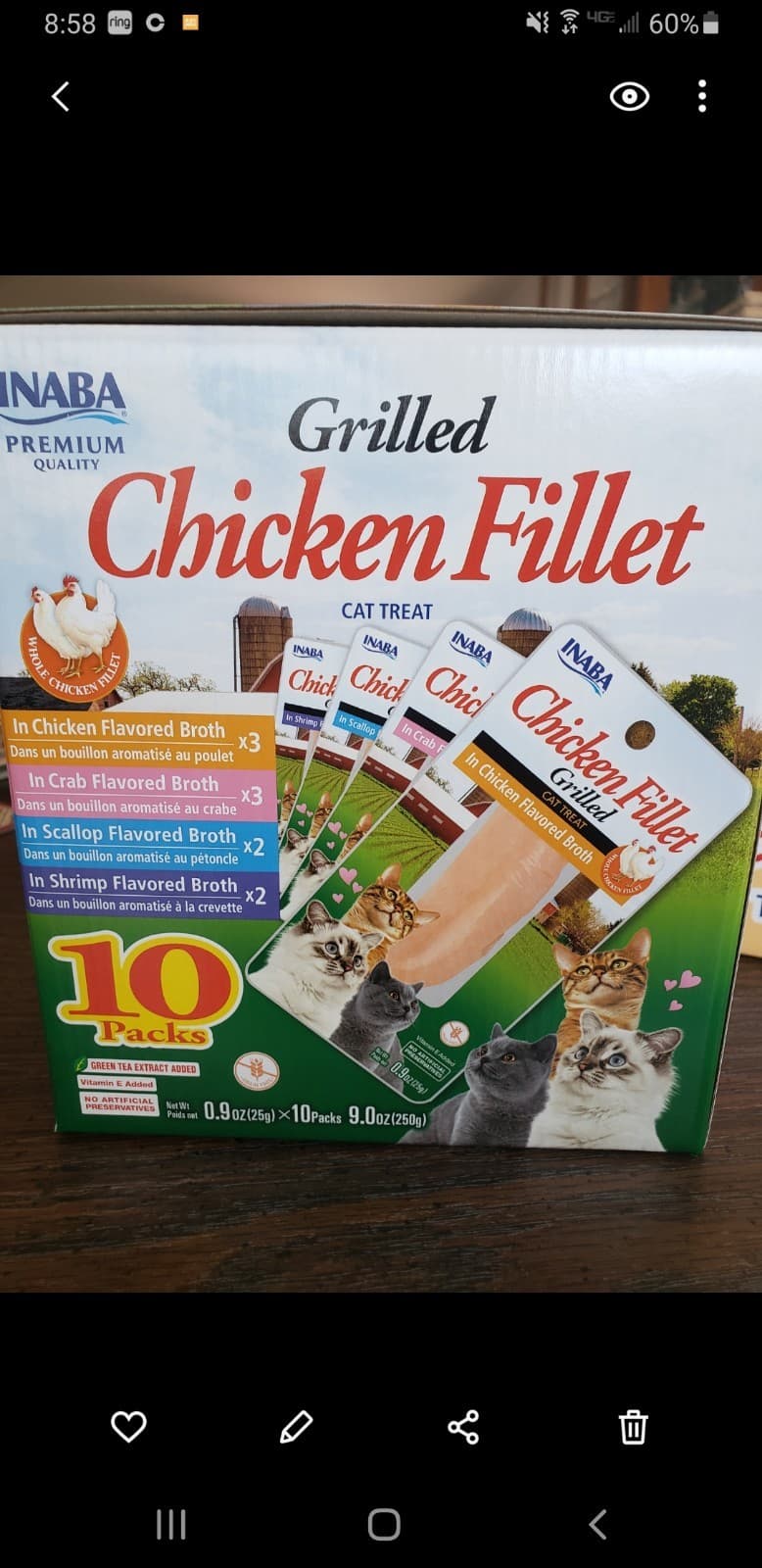 Inaba Churu cat treats - Chicken fillet - Case Of 240 Fillets 4