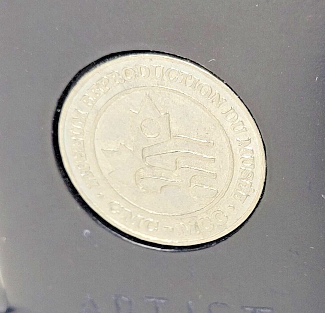 Vintage Museum Reproduction Haida Gwaii VII-B-1911 MCC-CMC 6" Resin Totem Pole 5