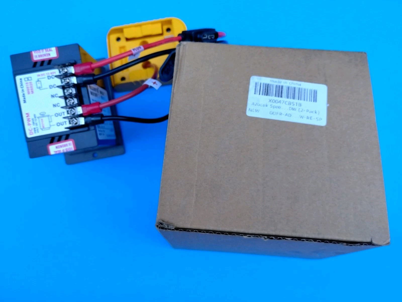 DC 12-60V 20A Motor Speed Controller PWM Adapter for Dewalt 18V Battery, DIY 4