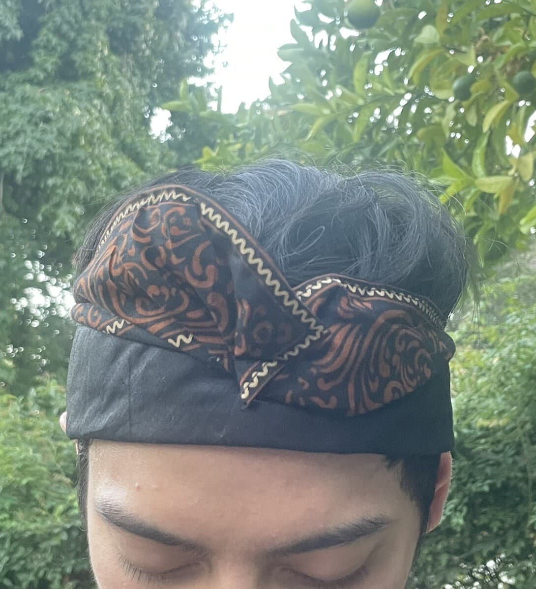 Balinese ceremony  Udeng bali