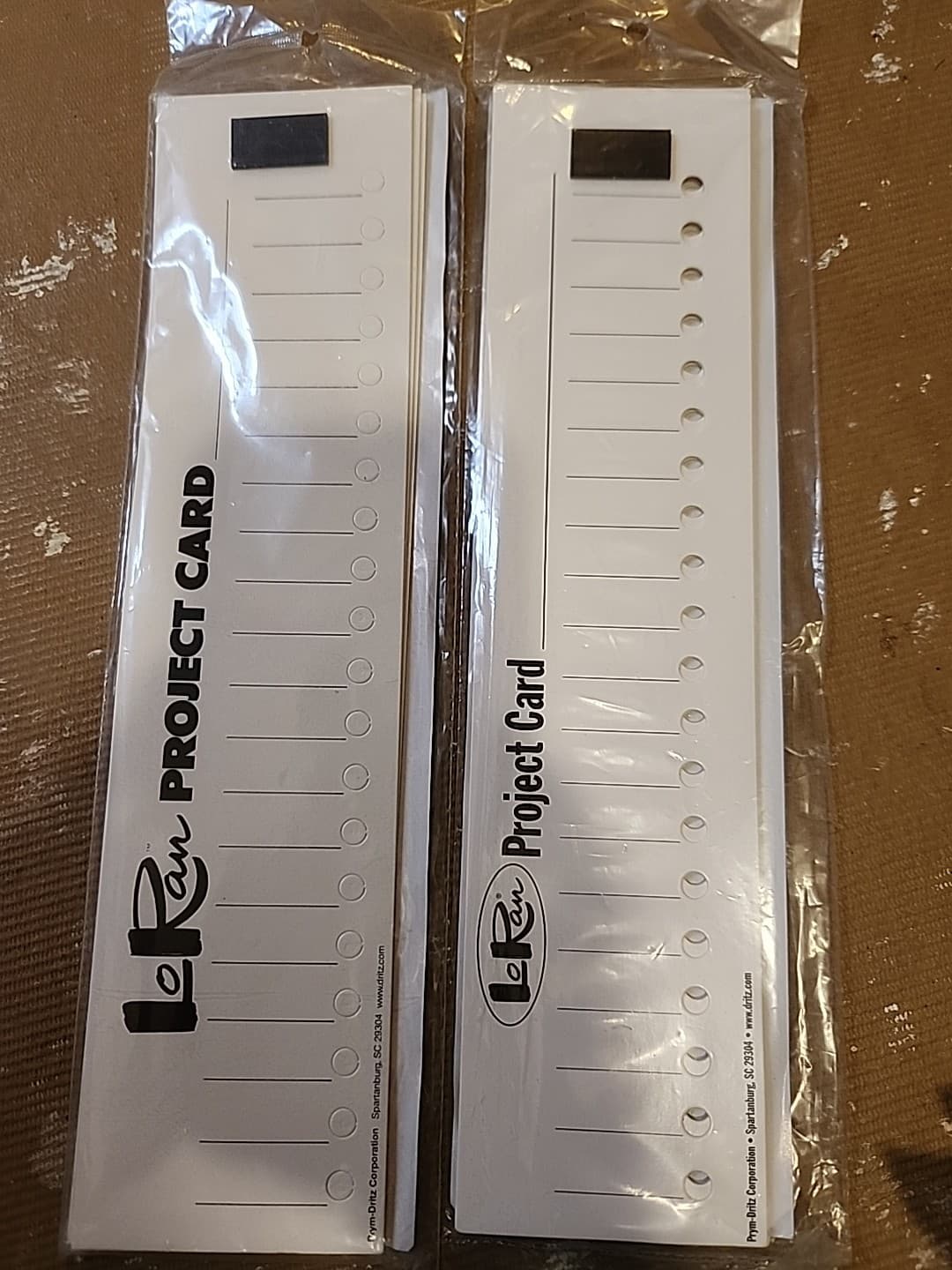 2 New Lo Ran Cross Stitch Thread Project Cards Organize Floss Contains 3 Cards  2