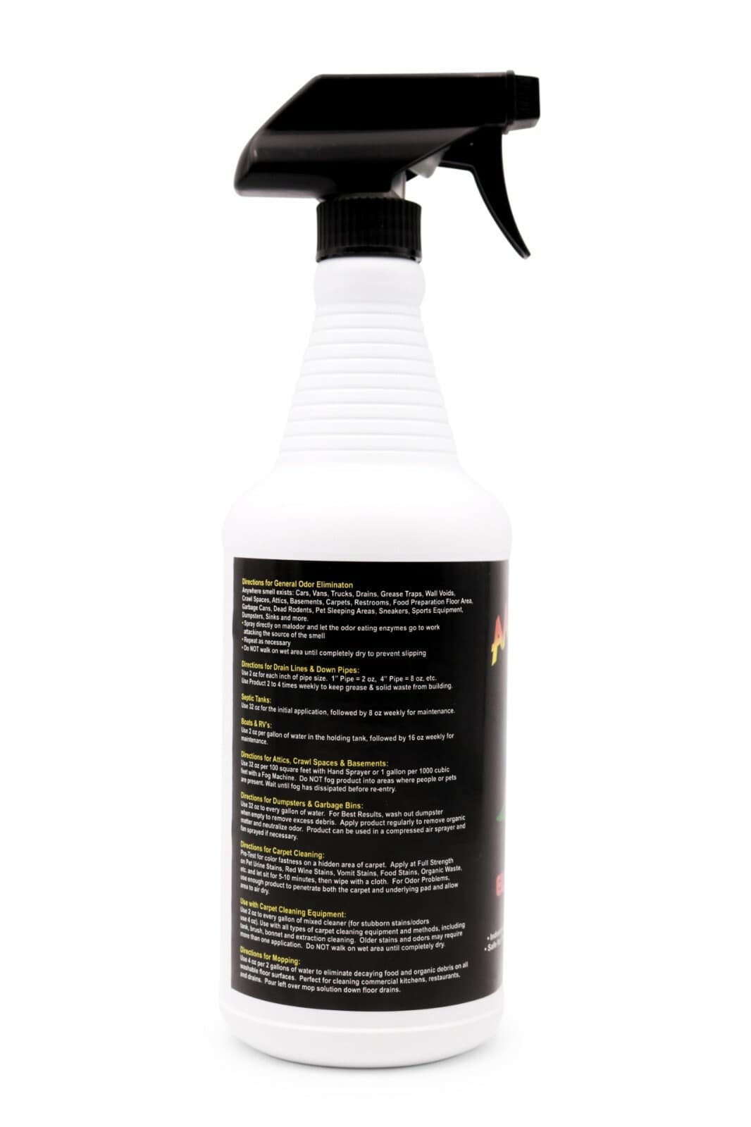 PET ODOR ELIMINATOR AND STAIN REMOVER INDUSTRIAL STRENGTH-ENZYME CLEANER AABACO 2