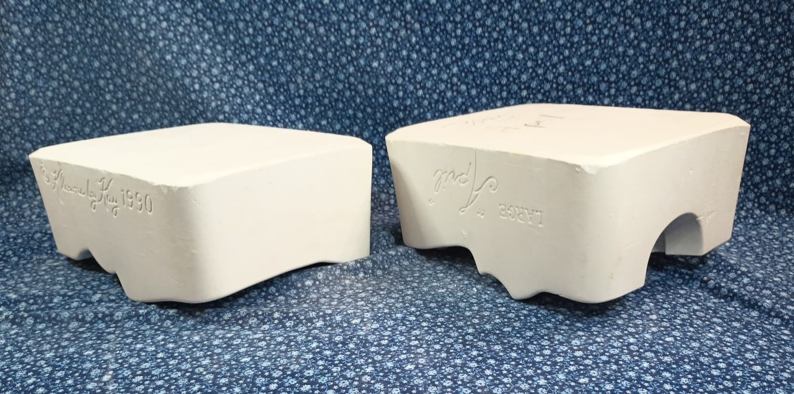 Vintage Ceramic Slip Mold Doll Baby Head Large April Klowns by Kay 4