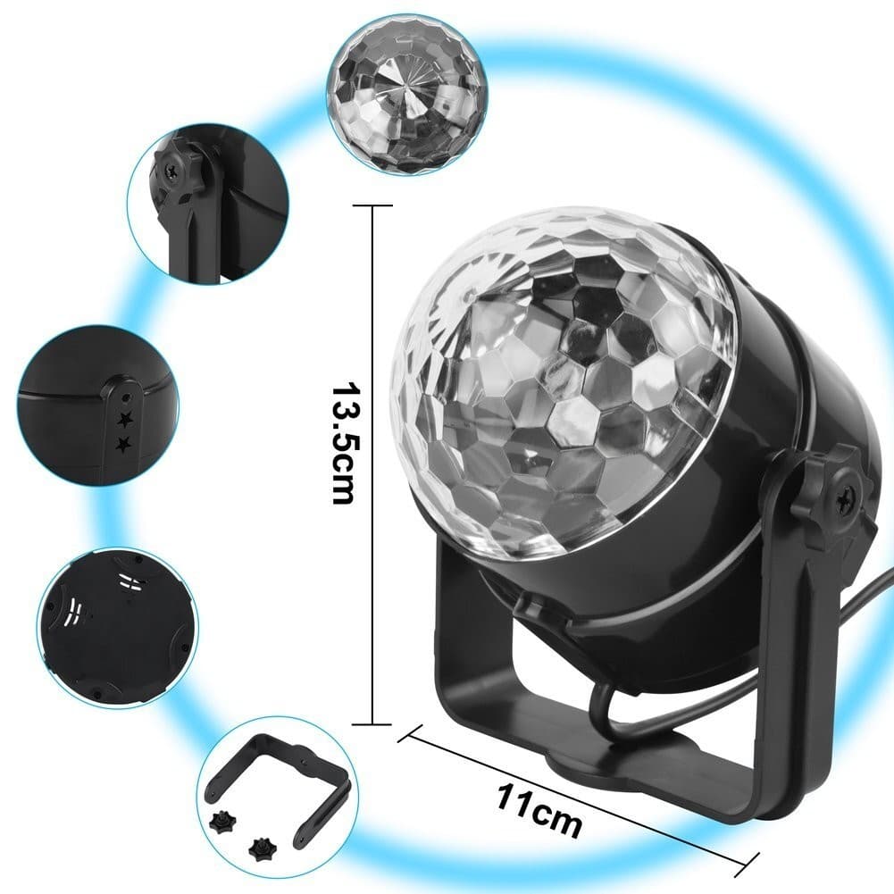 Party Magic Disco Ball Light LED Club RGB Rotating KTV Bar DJ Stage Light Remote 4