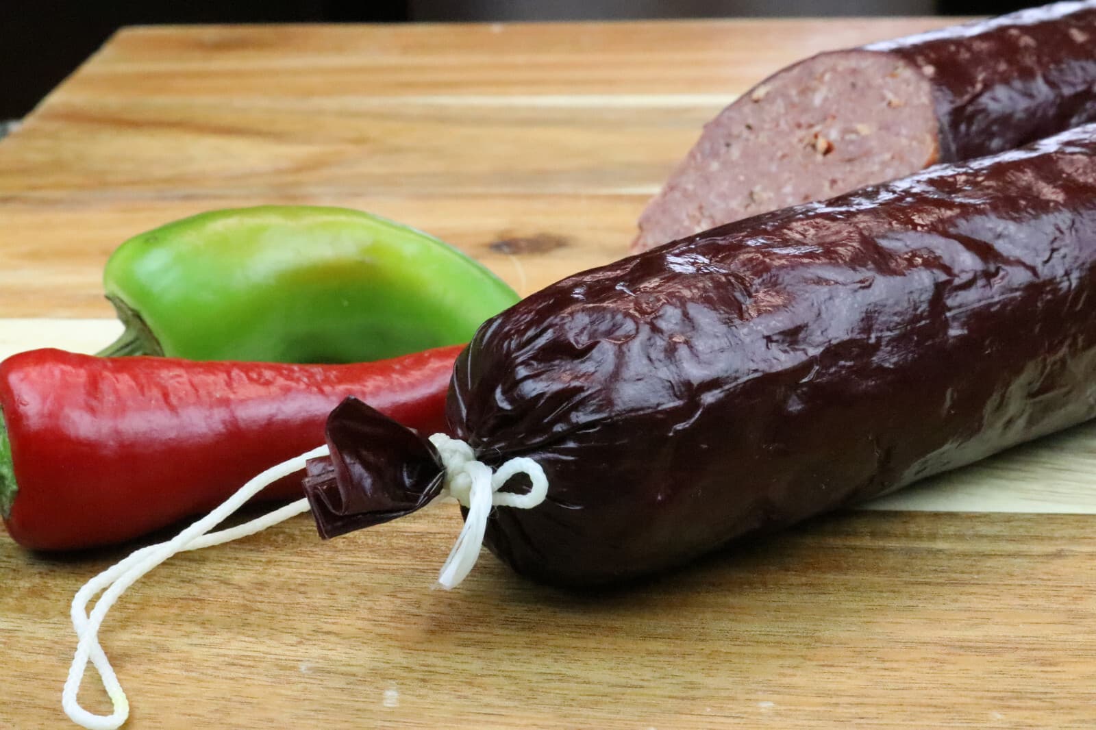 10 X 1.5 lb ea Sausage Casings 1 x 18 in. - 15 lbs Summer Sausage Salami Venison 4