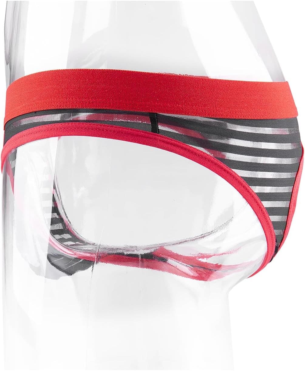 Evankin Men Jockstraps Cotton Mesh Breathable Underwear Small, Black  3