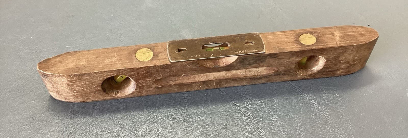 Vintage Wooden 9" Torpedo Level