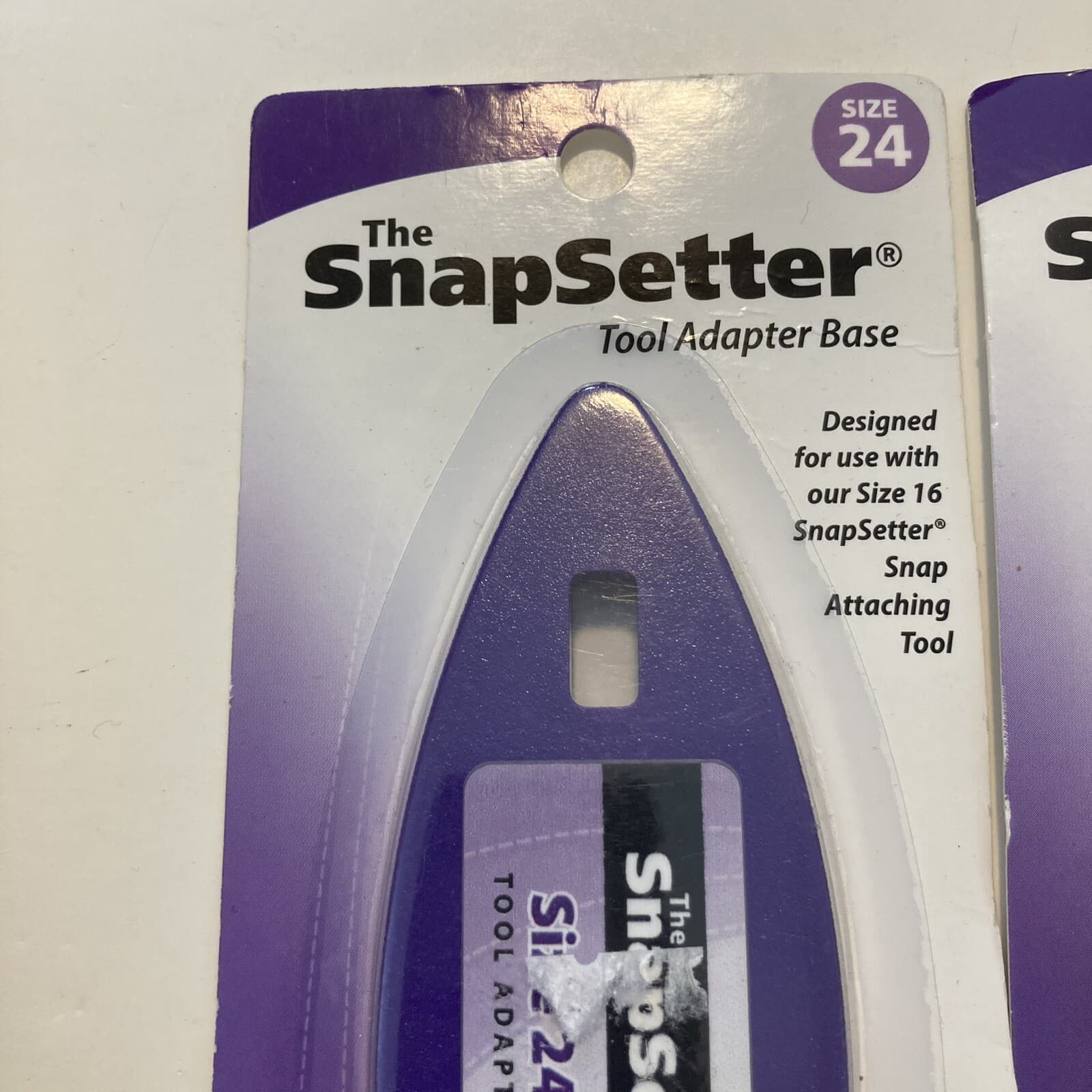 LOT OF 3 - USA Made The Snap Source SnapSetter CAP Tool Adapter Base - Size 24 2