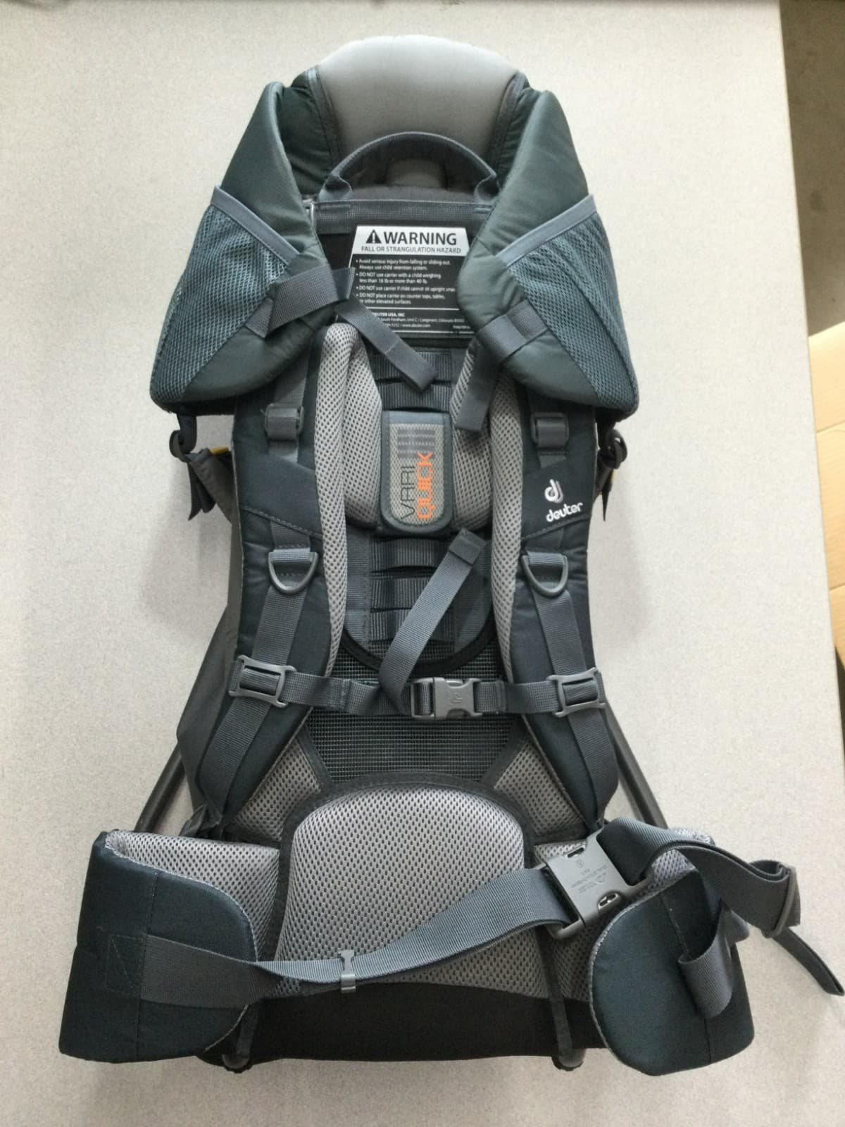 Deuter Kid Comfort 1 - Child Carrier Backpack for Hiking (Titan/Granite) 3