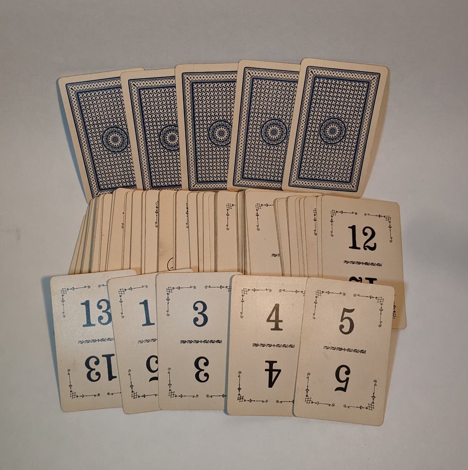 Antique 1913 "Flinch Card Game" w/ Rule Book in Original Box - Free Shipping 6