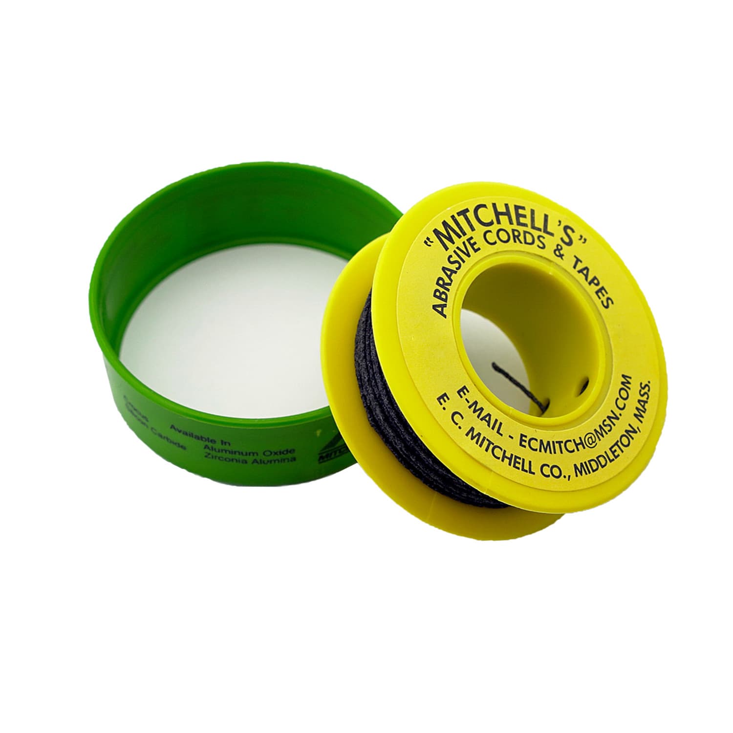 Mitchell's Abrasive Emery Cords No. 54H-S, 200 Grit, 0.025" X 50 Ft.  2