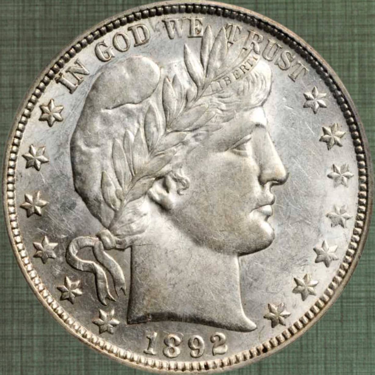 1892 O Barber Half Dollar 50C AU Condition! Rare Coin!!