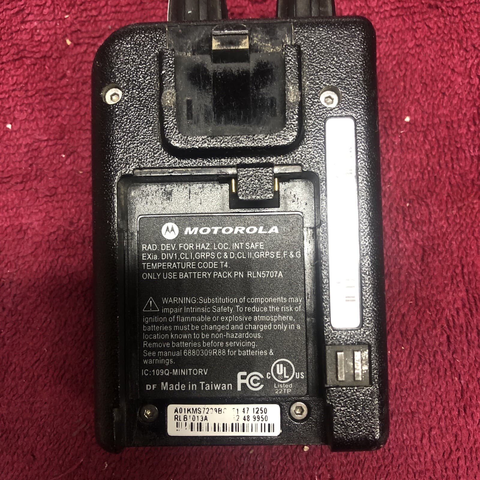 Motorola Minitor V 5 Low Band 45 To 48.995 2 Channel Pager Tested And Working 2