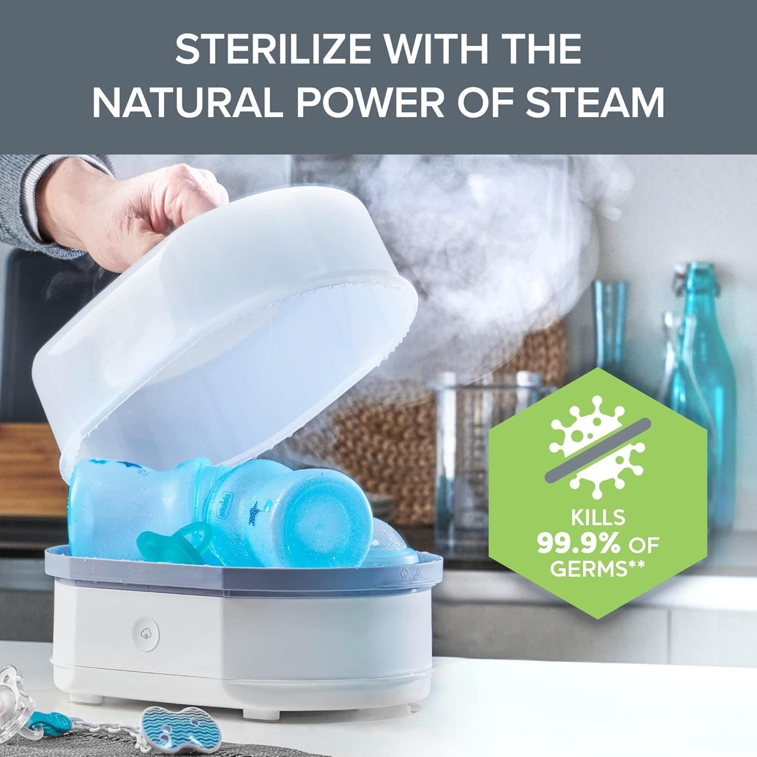 Chicco 3-in-1 Modular Electric Steam Sterilizer | 3 Configurations 3