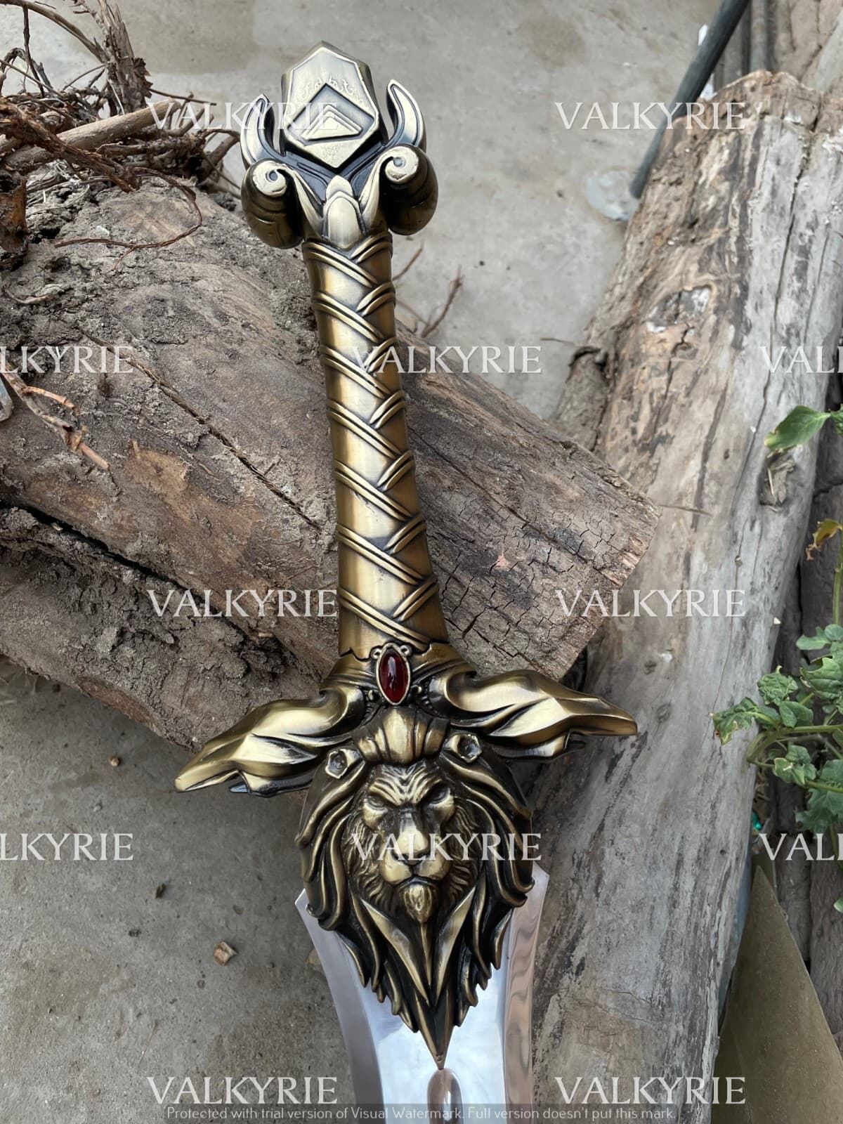 40'' world of Warcraft Royal Guard WOW sword Alliance Lion Head Stormwind sword 2