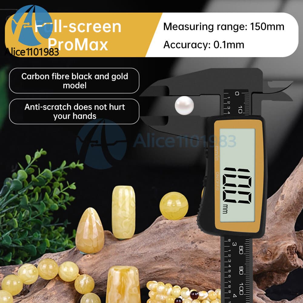 6"0-150mm Digital Caliper Micrometer LCD Gauge Vernier Electronic Measuring Tool 2