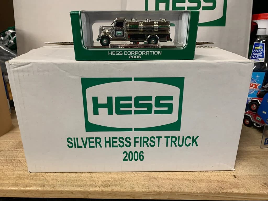2006 Hess Chrome Mini "First Hess Truck, NYSE Special Edition Not Sold To Public