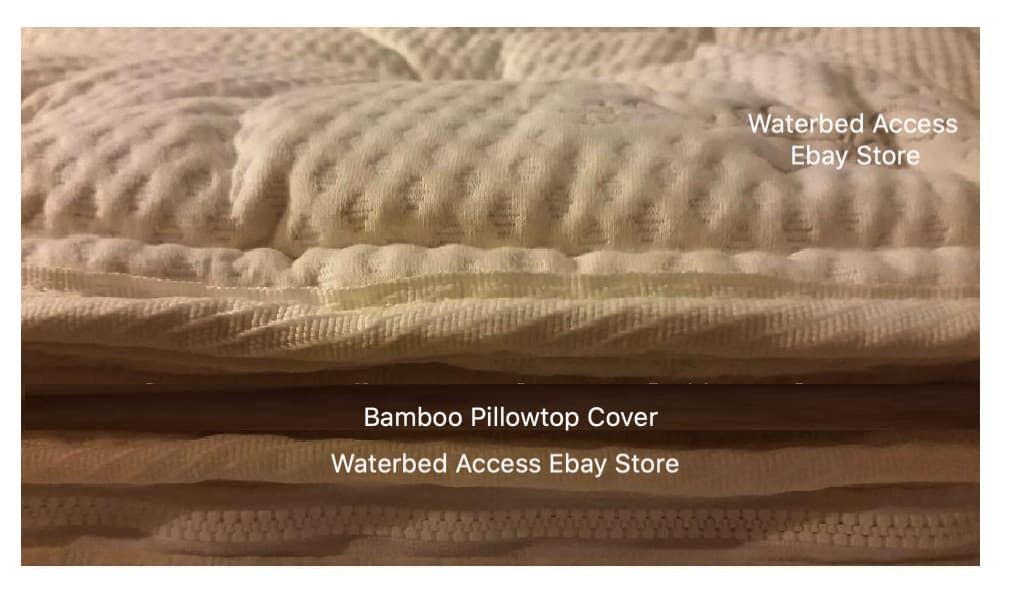 King Pillow Top Softside Waterbed with Dual Deep Fill System and heating system 2