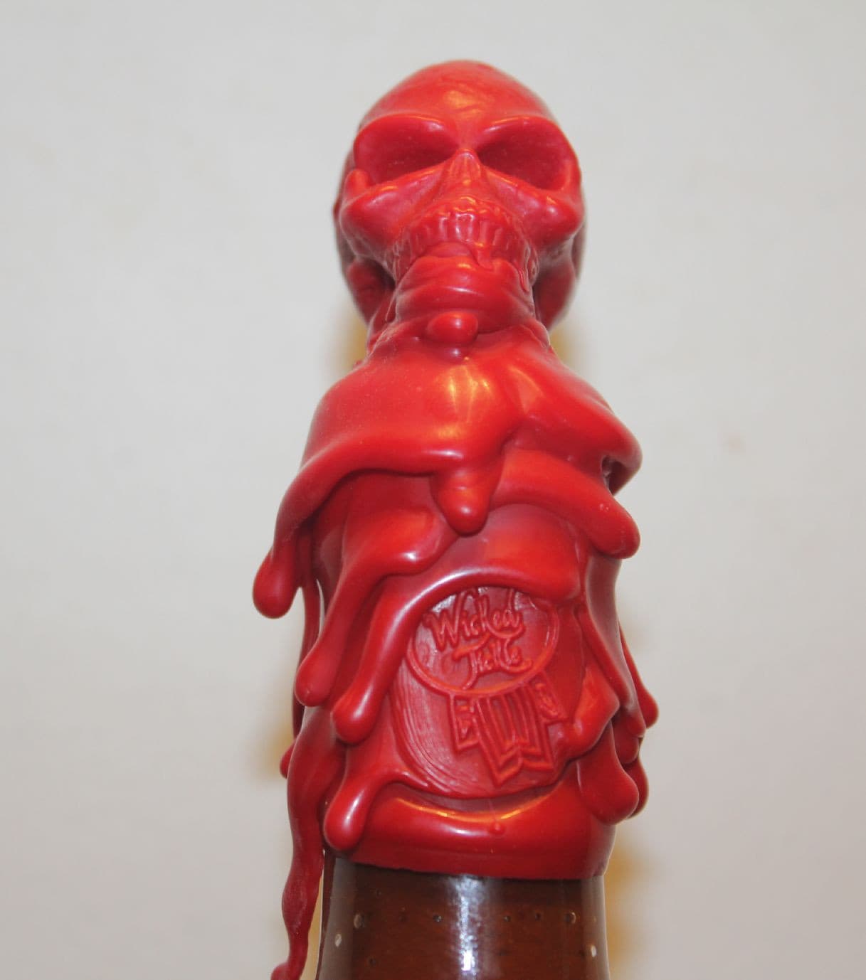 Ghost Pepper Hot Sauce World's Hottest Chipotle Wicked Tickle XXX Wax Skull Bhut 2