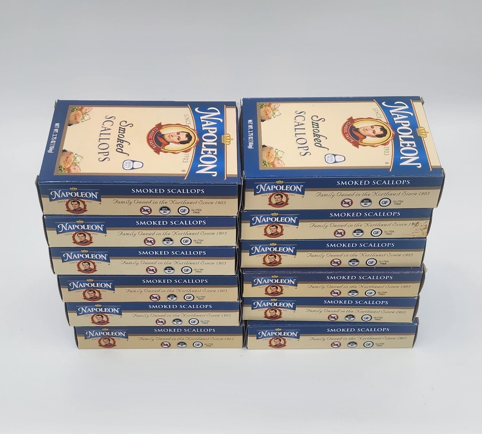 Napoleon Smoked Scallops 3.75 oz (12 Pack))