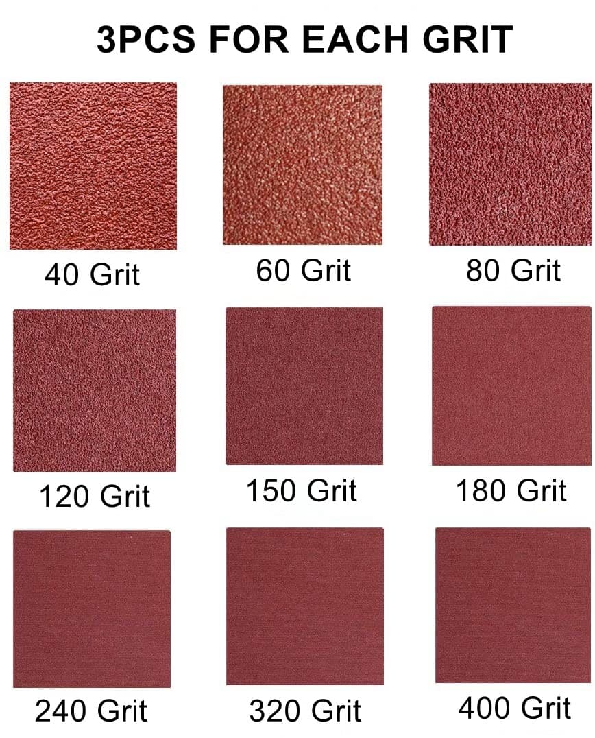 54 PCS Sanding Belts 3x18 in 40-400 Grit Portable Belt Sander Sandpaper Assorted 2