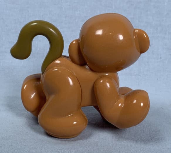 Fisher Price Amazing Animals 3" Replacement Monkey Rattle Plastic Toy 4