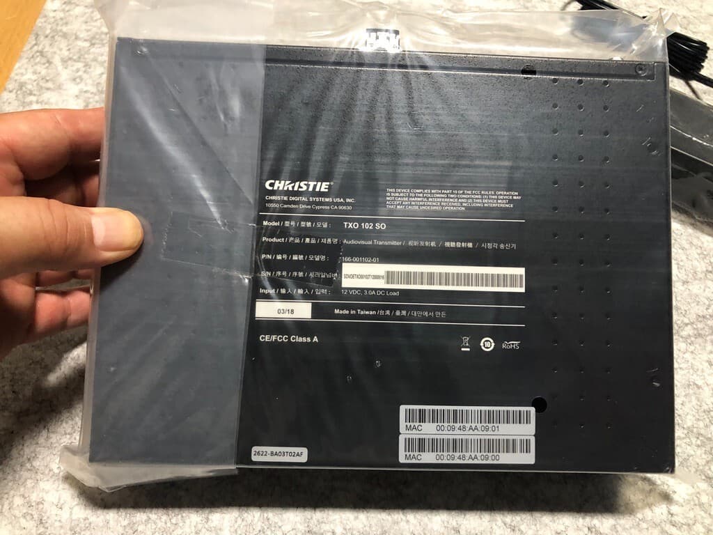 Christie Terra TXO 102 SO SDVoE HDMI Video Audio Transmitter Fiber Optic Network 2