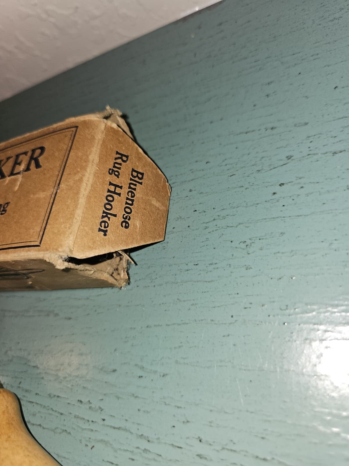 Antique Bluenose Rug Hooker Latch Rug Hooker Tool Pat. 1926 W/Original Box 6