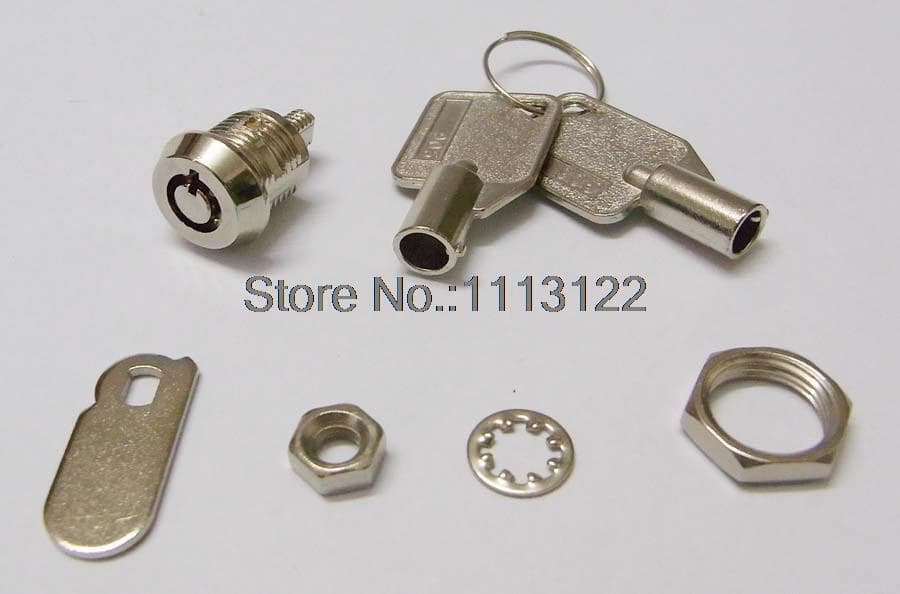 MS905 Small Tubular Key Cam Lock Mini Cam Locks for Computer Case Enclosure Lock 3