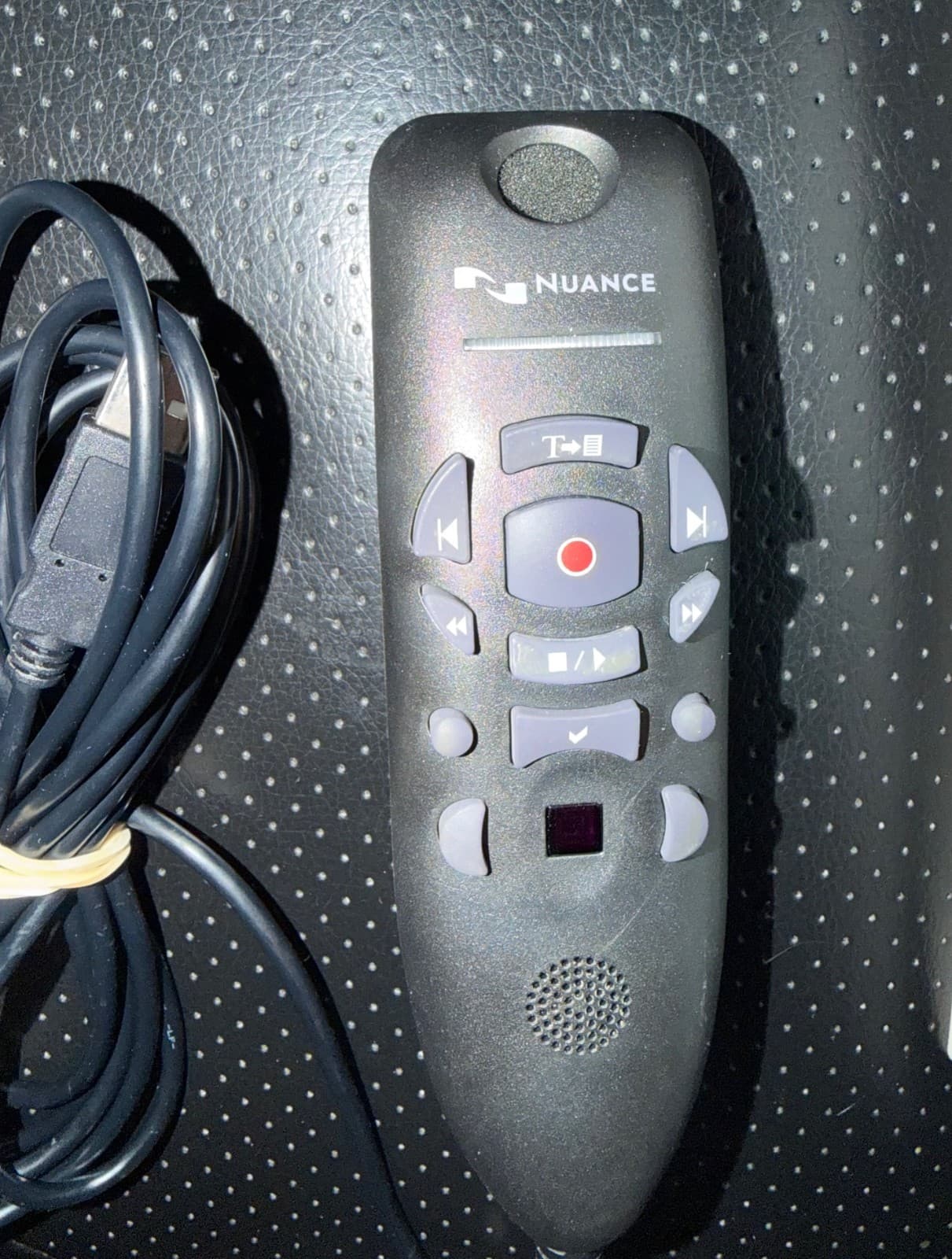 Nuance Dragon PowerMic III Handheld Dictaphone Microphone 9 Ft Cord 0P0WM3N9 2