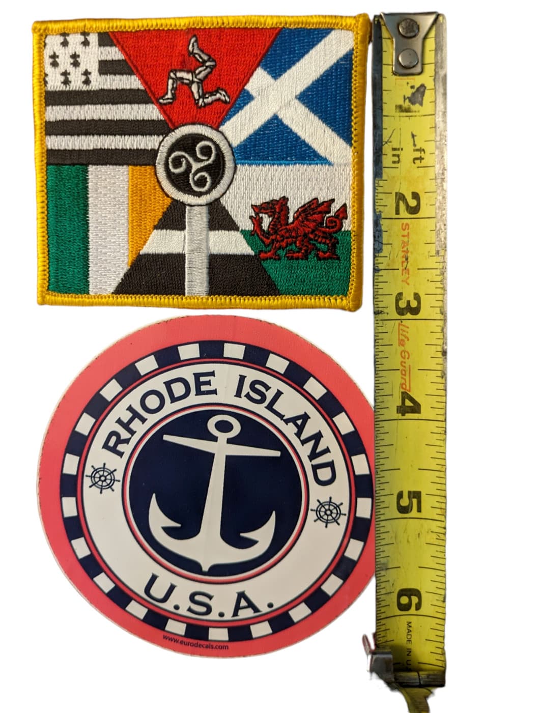 Lot 26 PATCHES Stickers Travel USA States Military Flag International Souvenirs 4
