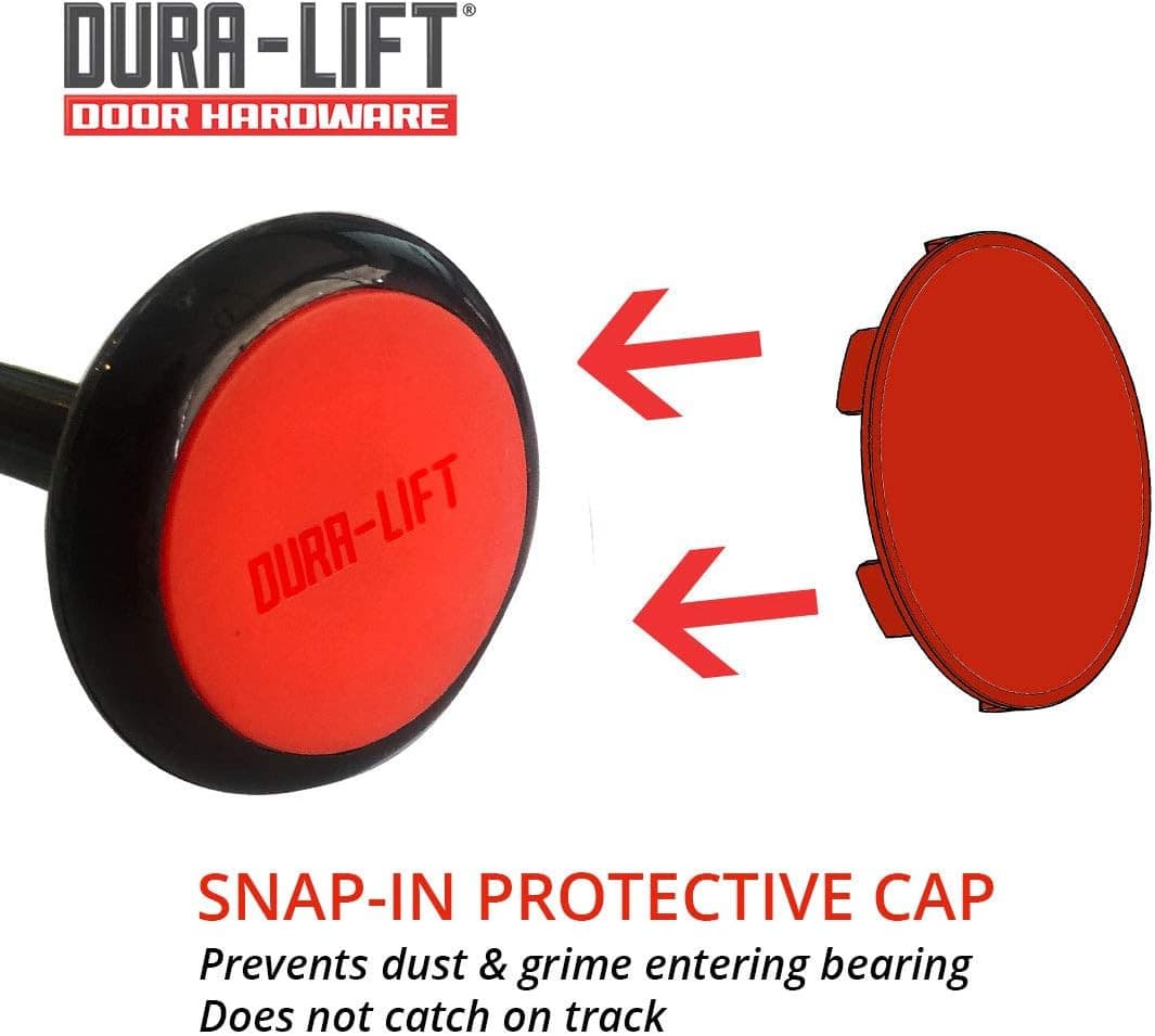 Titan Premium 2 In. Sealed 6200ZZ Nylon Garage Door Roller with 4 In. Corrosion  5