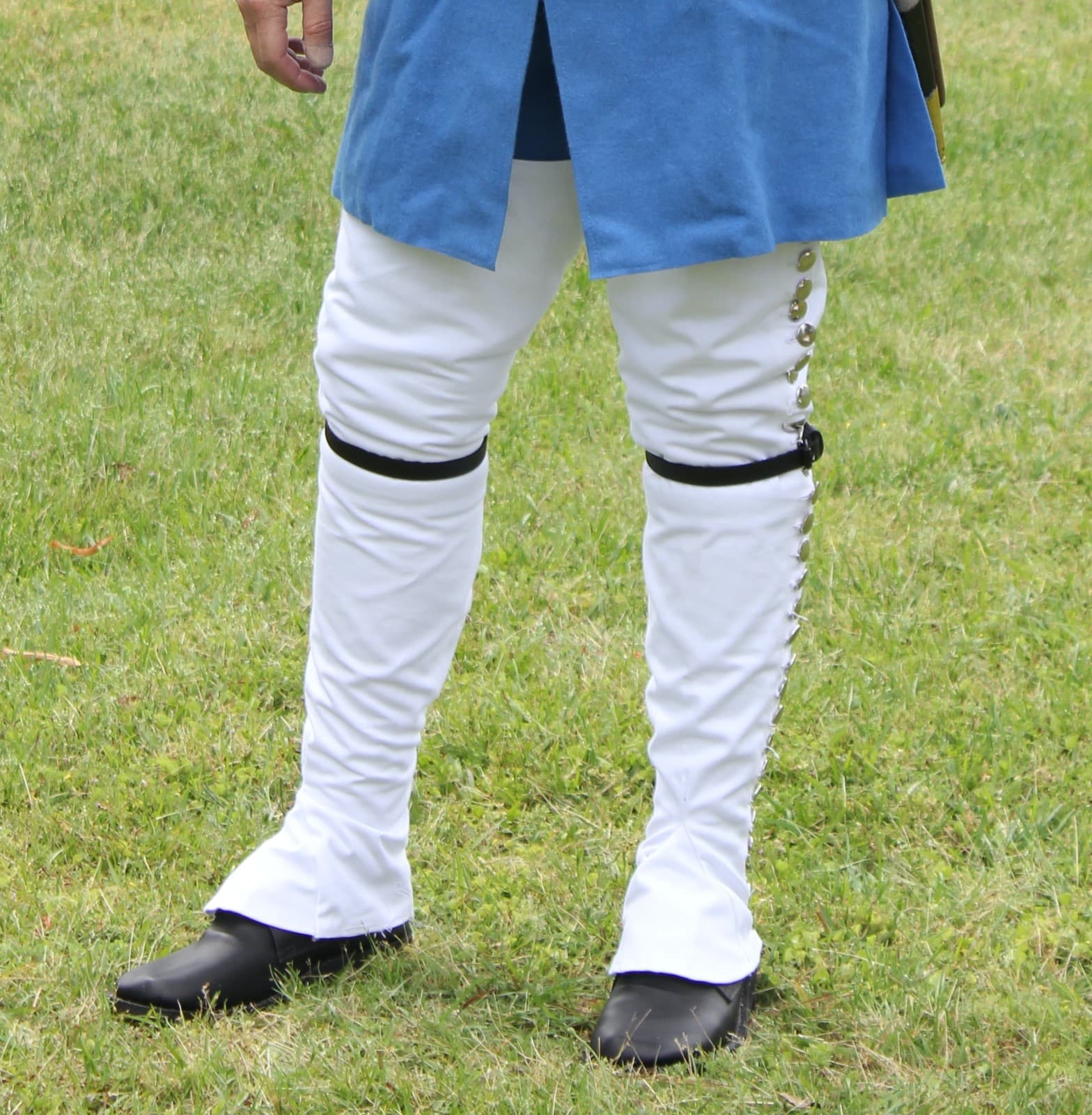 White Over-The-Knee Gaiters - Reenactment 3