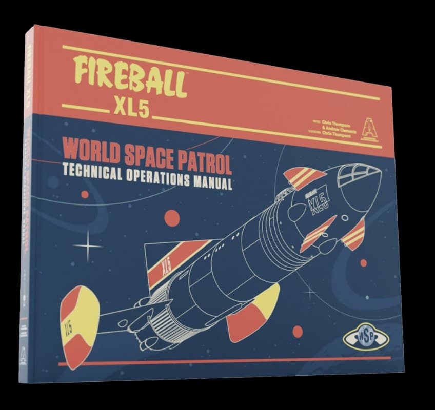 Fireball XL5  Operations Manual Hardcover Book MINT/SEALED 14BF207
